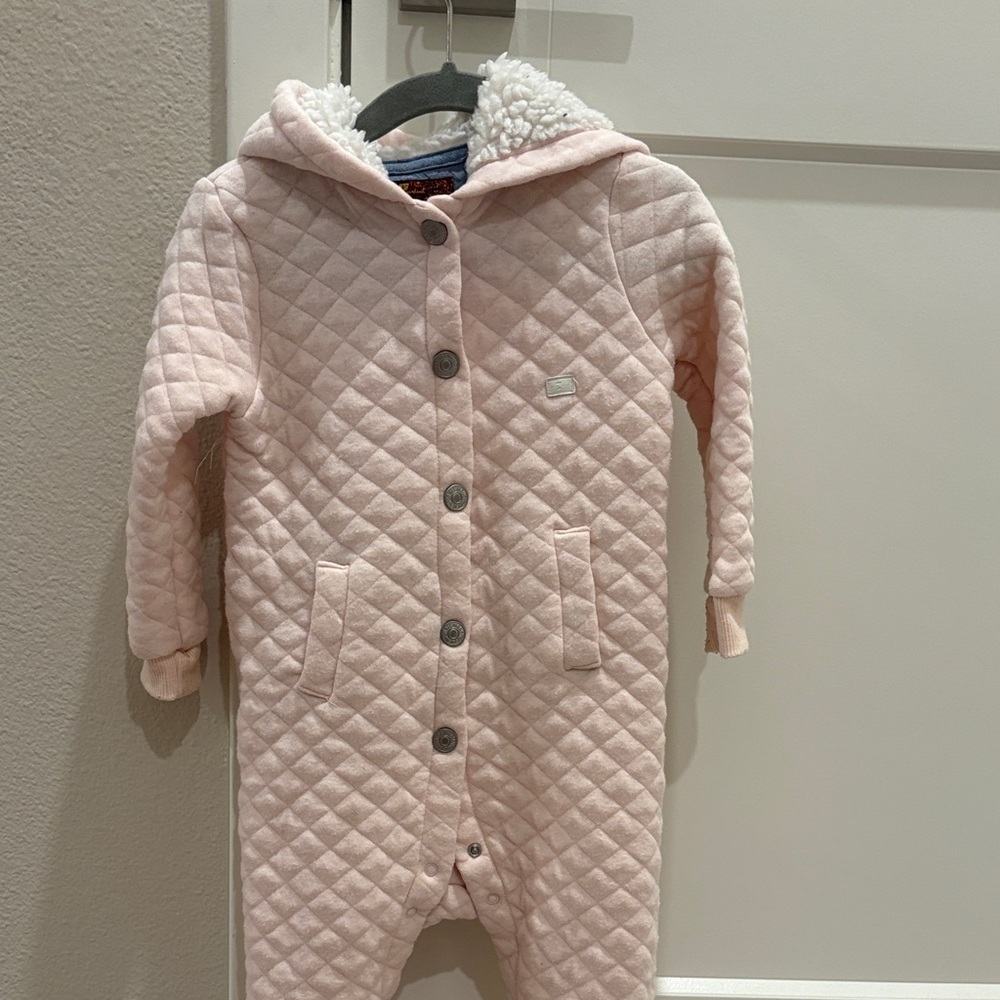 7 For All Mankind Pink and White Baby Jacket